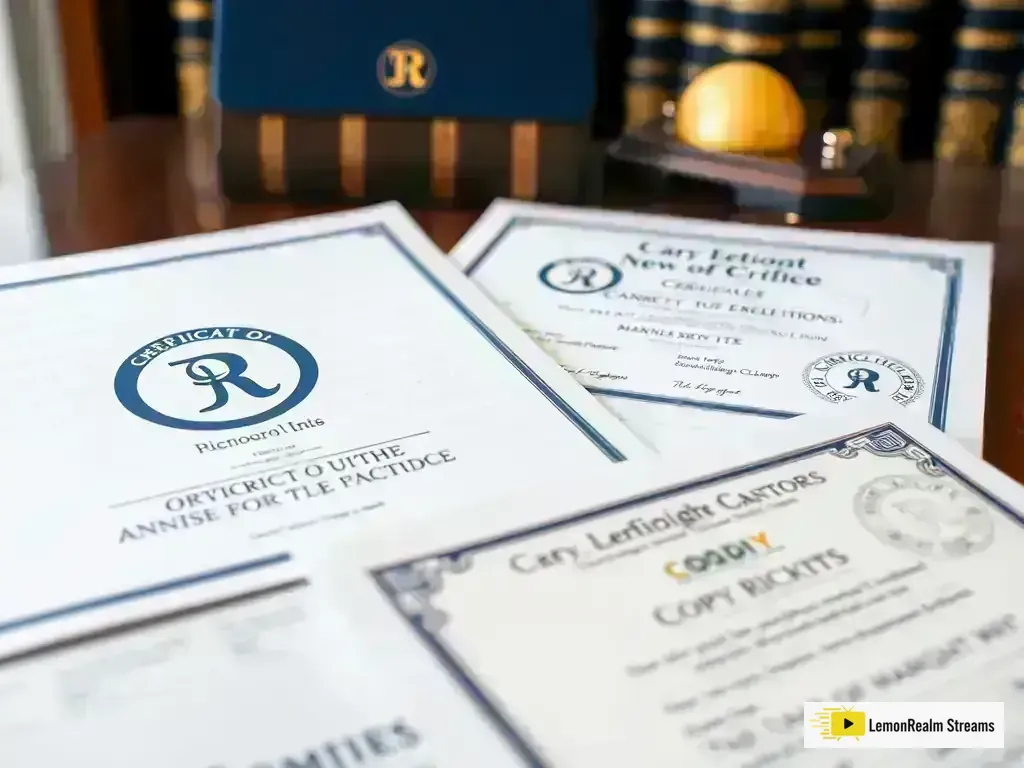 Copyright and licensing documentation for IPTV content